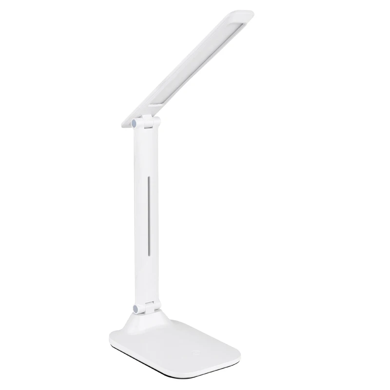 Simple Design Recharging Table Lamp 6000K Aluminium Working Lamp Battery Operated Reading Led Light