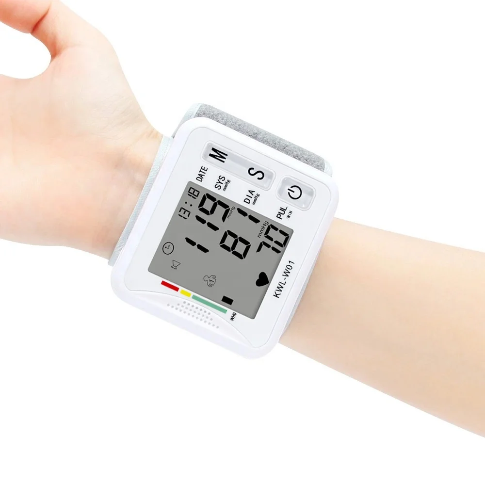 Wholesale Smart Digital Electronic Blood Pressure Monitor Wrist Ambulatory Sphygmomanometer