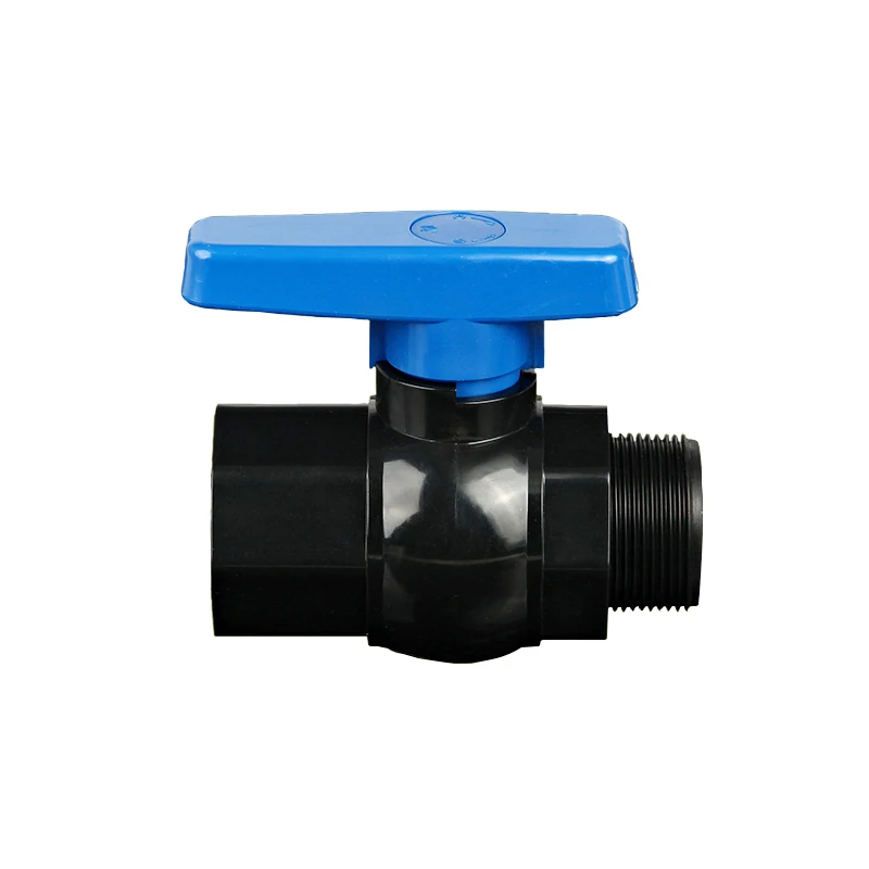 china Free sample custom support 1 - 2 inch plastic female male PVC ball valve