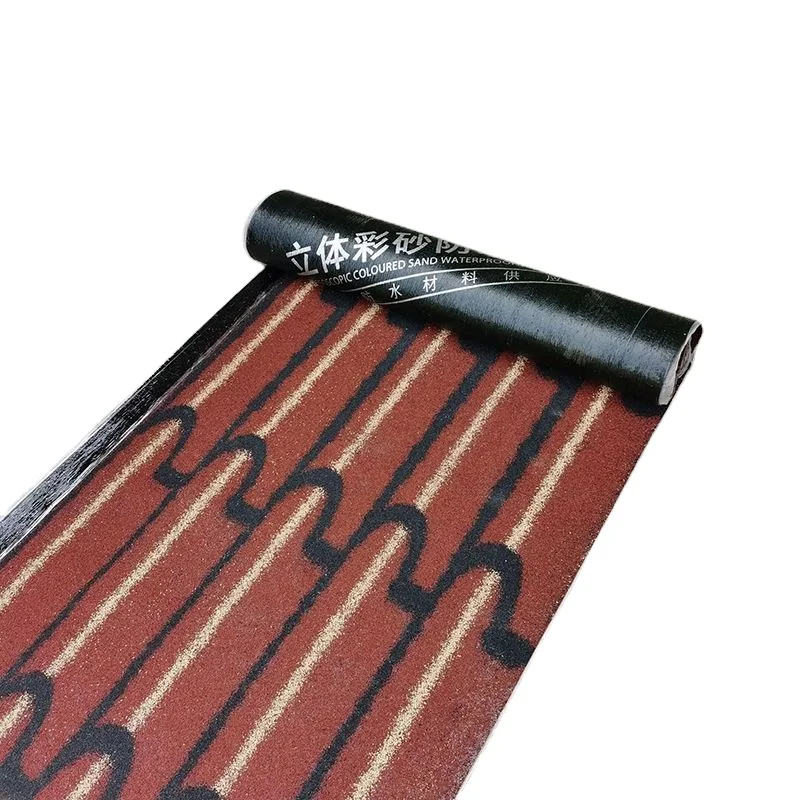 China asphalt waterproofing membrane, mineral particles used for roofing waterproofing membrane