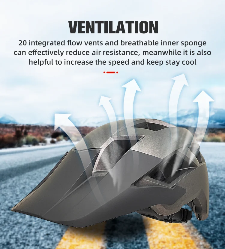 Shop Bulk Wholesale New Environmentally Friendly Unisex Adult Sport Mountain Bicycle Helmet