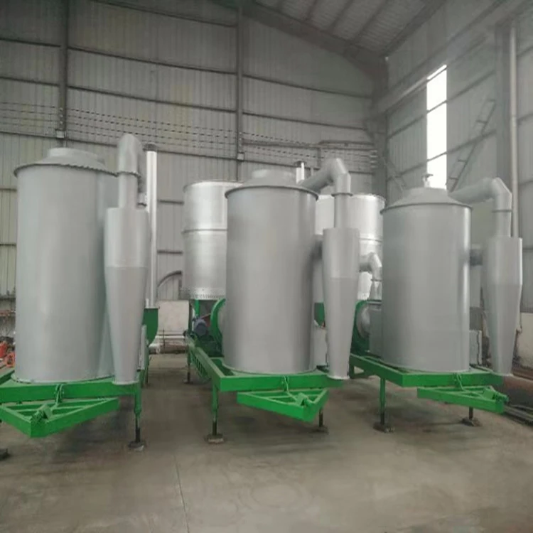 Mechanical wood burning grain dryer for grain used