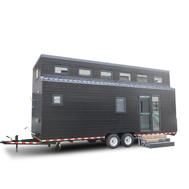 Ready to Ship Mobile Tiny House with Trailer for Camping/Resort/Garden Studio/Home Office
