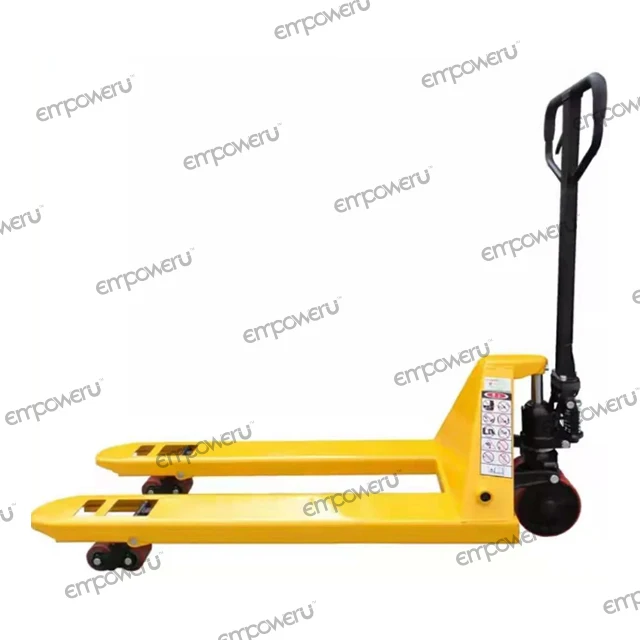 
heavy duty 2mt fork length 1150mm hand operated noblift pallet transfer truck warehouse cart 