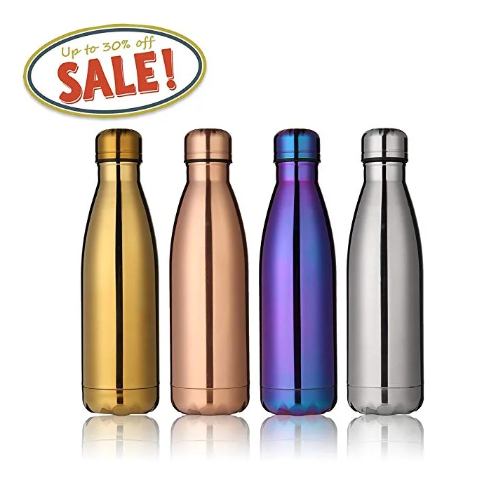 Изготовленные на заказ с двойными стенками вакуумной изоляцией из нержавеющей стали термос из нержавеющей стали Термос отеки cola форма Спортивная бутылка для воды