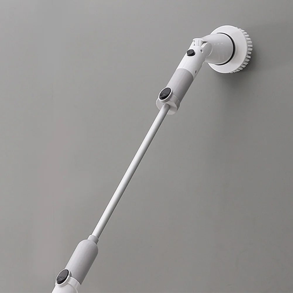 in stock electric housework long handle automatically rotate electronics cleaning brushes