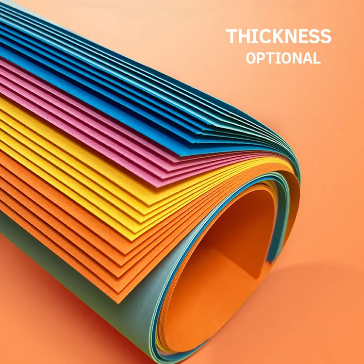 Производитель бумаги, индивидуальные размеры, цветная копировальная бумага формата A3, A4, A5, листы для блокнотов, Картонные Листы