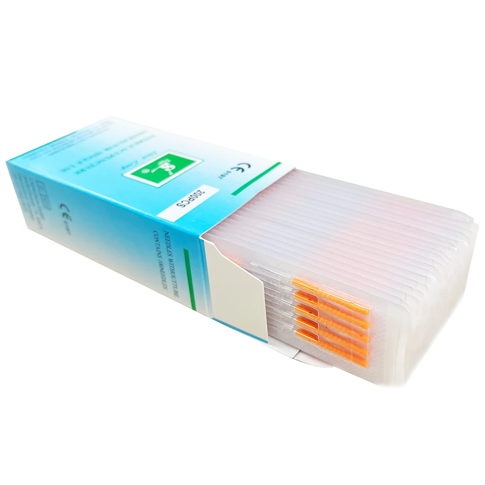 Plastic handle acupuncture detox needles with factory price Disposable massage sterile best acupuncture dry needing