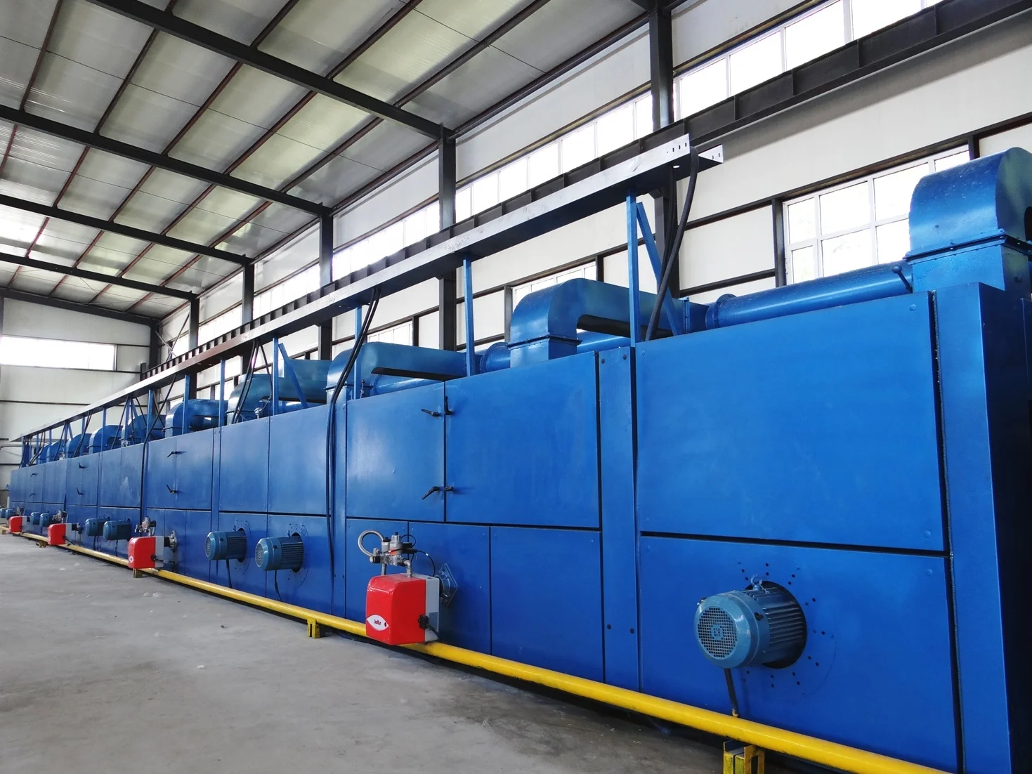 Nonwoven stenter machine fabric interlining bruckner stenter