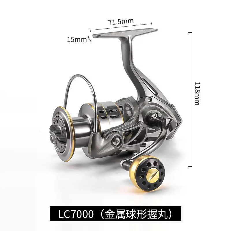 Factory wholesale CNC metal spool long casting drag fishing spinning reels