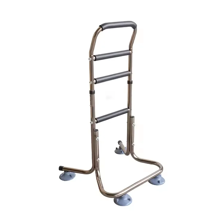 Chair Stand Assist Portable Bar Rise From Seated Adjustable Heights Aluminum Alloy Assist Rail Standing Aid for Elderly Adults