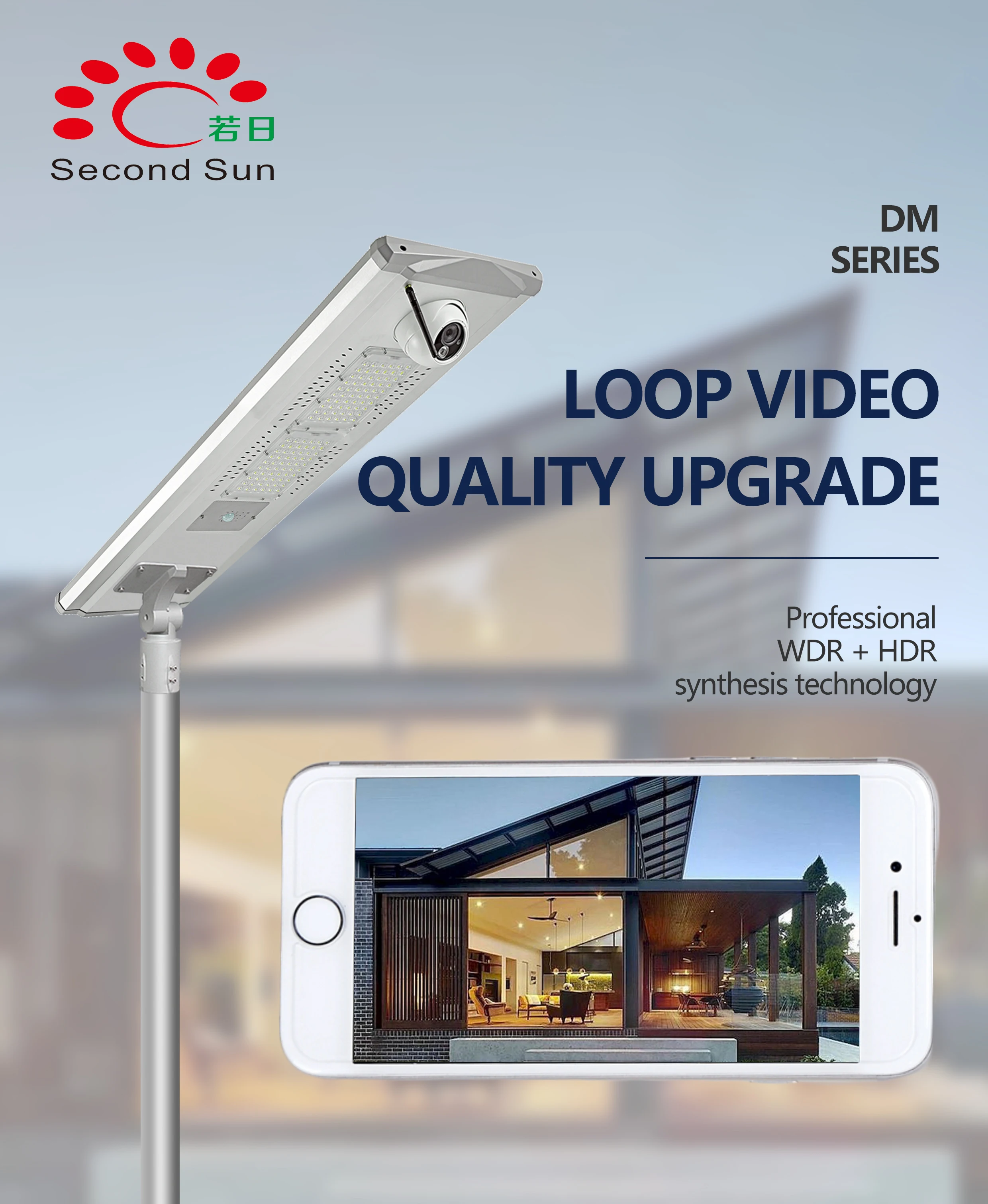 Hot Sale Good Price All in One Solar Street LED Light with Camera IP66 Outdoor Solar Street Monitoring Lamp