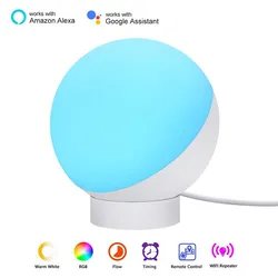 Amazon Echo Alexa Google home tuya APP remote control Wireless WIFI color change smart eye protection table lamp
