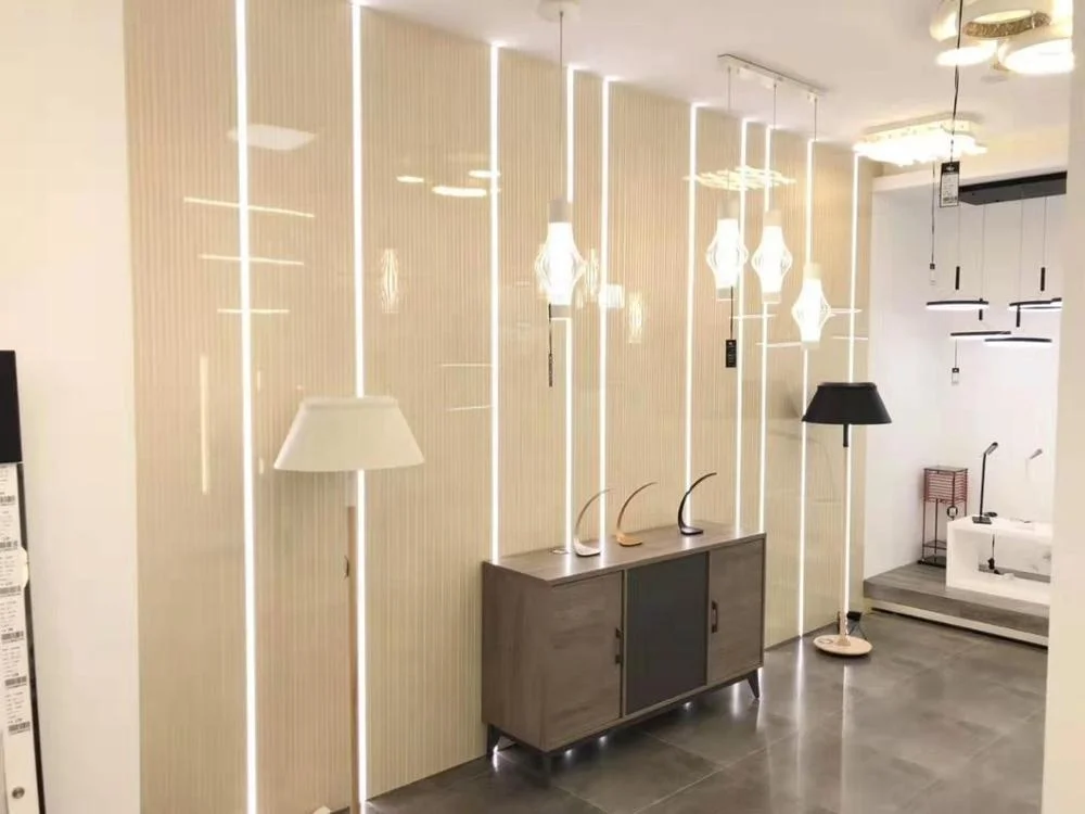 New decorative material panel for wall background