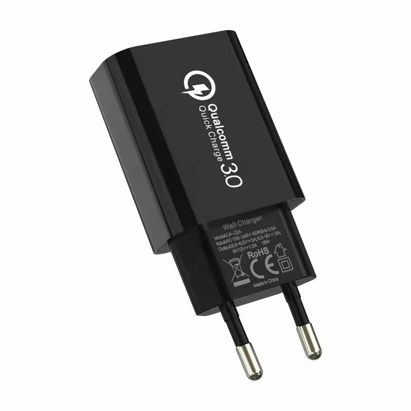 Прямая цена Qc 3,0 18 Вт 20 Вт адаптер Блок кубический планшет настольное настенное зарядное устройство с одним Usb-портом для Iphone 12