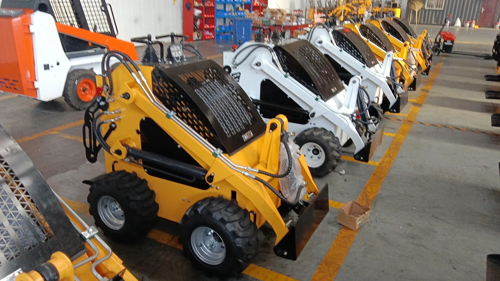 Custom Wholesale Mini Skid Steer Loader / Free Attachment Small Wheel Mini Skid Steer Loader For Sale