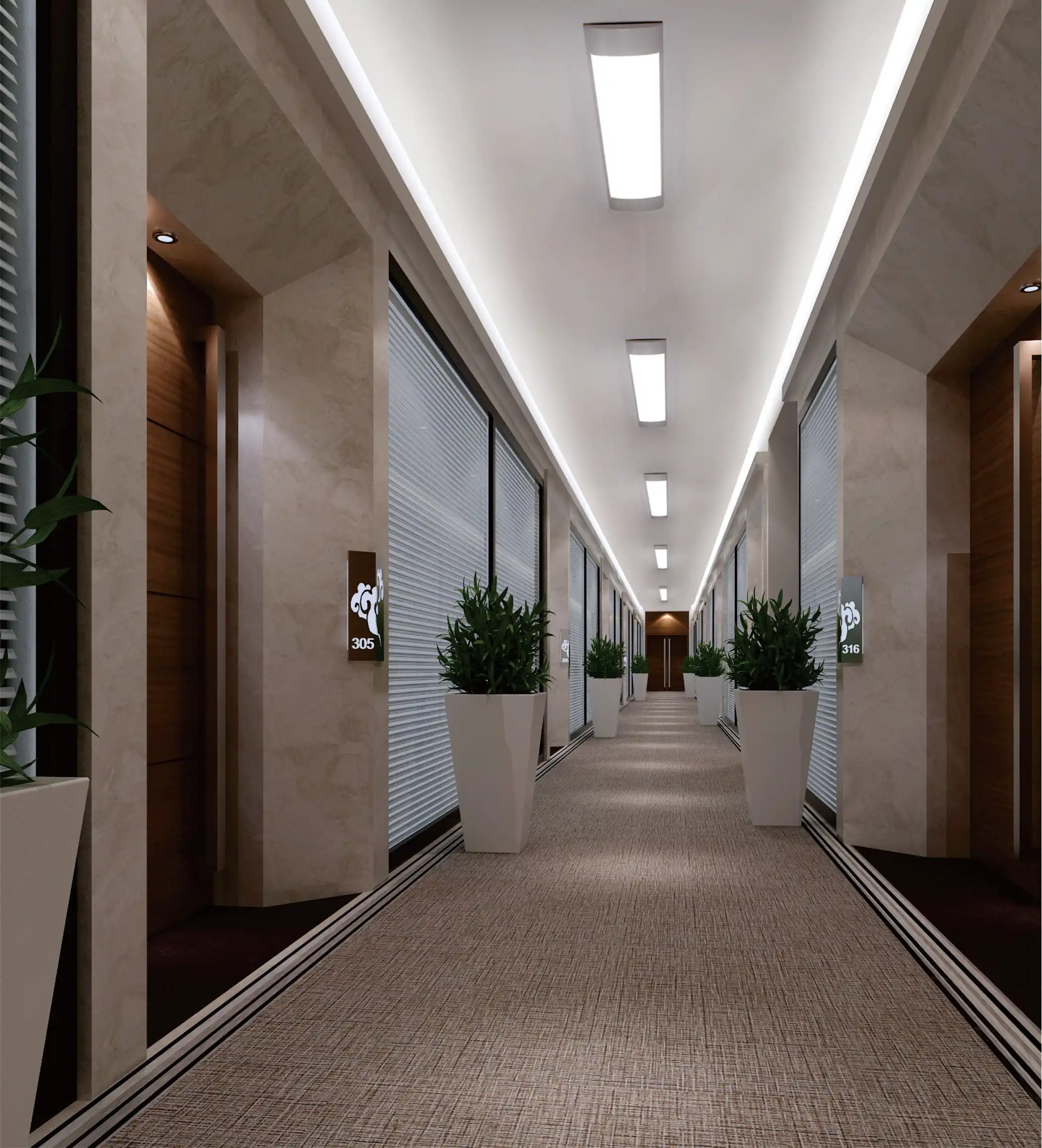 Surface Mounted Purified LED Bar Tube Ceiling Batten Light