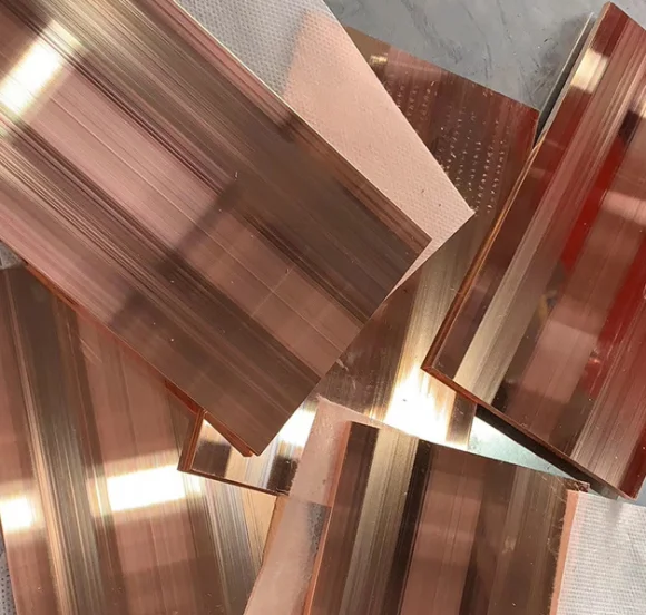 Wholesale Copper Plates 99.99% Custom Copper Sheets Factory Supplier