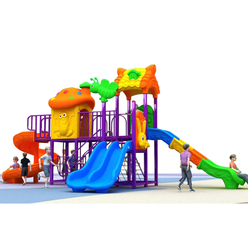 New Materials Durable Anti-fade Play Set Kids Slide Outdoor Playground Equipment For Children