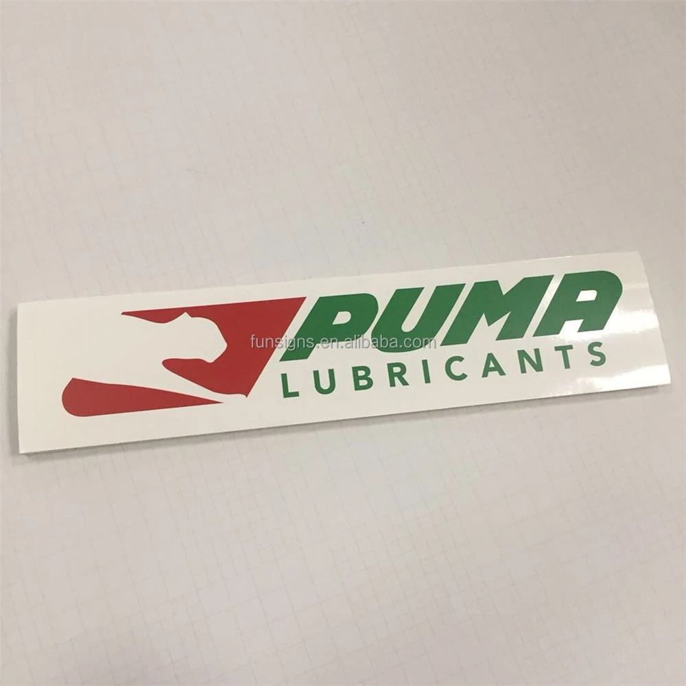 Custom Printing Outdoor Weatherproof Vinyl Sticker Die Cut Logo Window Decal Bumper Car Sticker