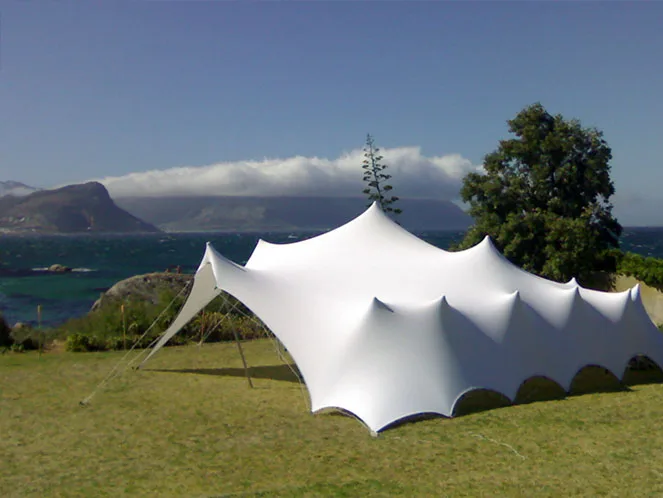 freeform bedouin stretch tent for outdoor event