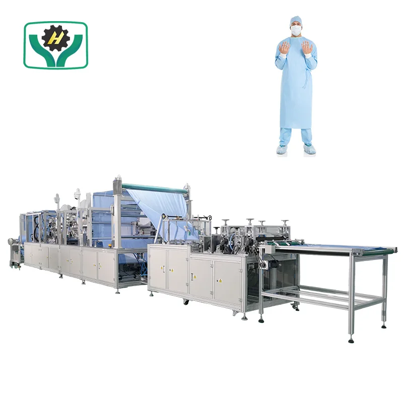 Полностью автоматическая одноразовая ультразвуковая Нетканая медицинская одежда, защитный костюм, хирургический халат