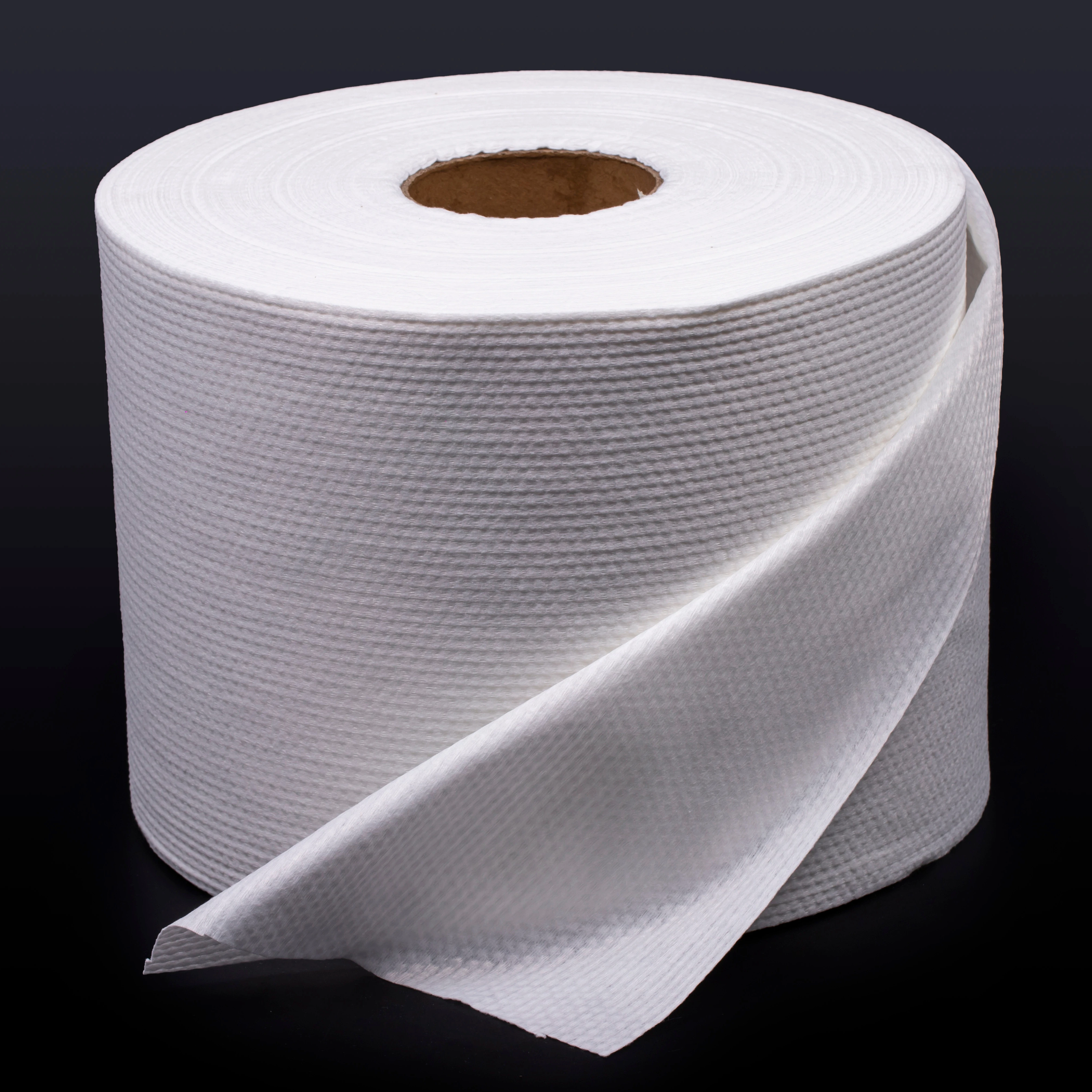 Polyester Hydrophilic Pearl White Waterproof Disposable Spunlaced Non-Woven Fabric Cleaning Wipes