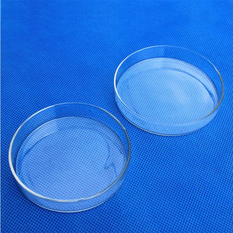 
Multiple Specifications Customized Portable Transparent Color Petri Dishes Glass Material Dishes 