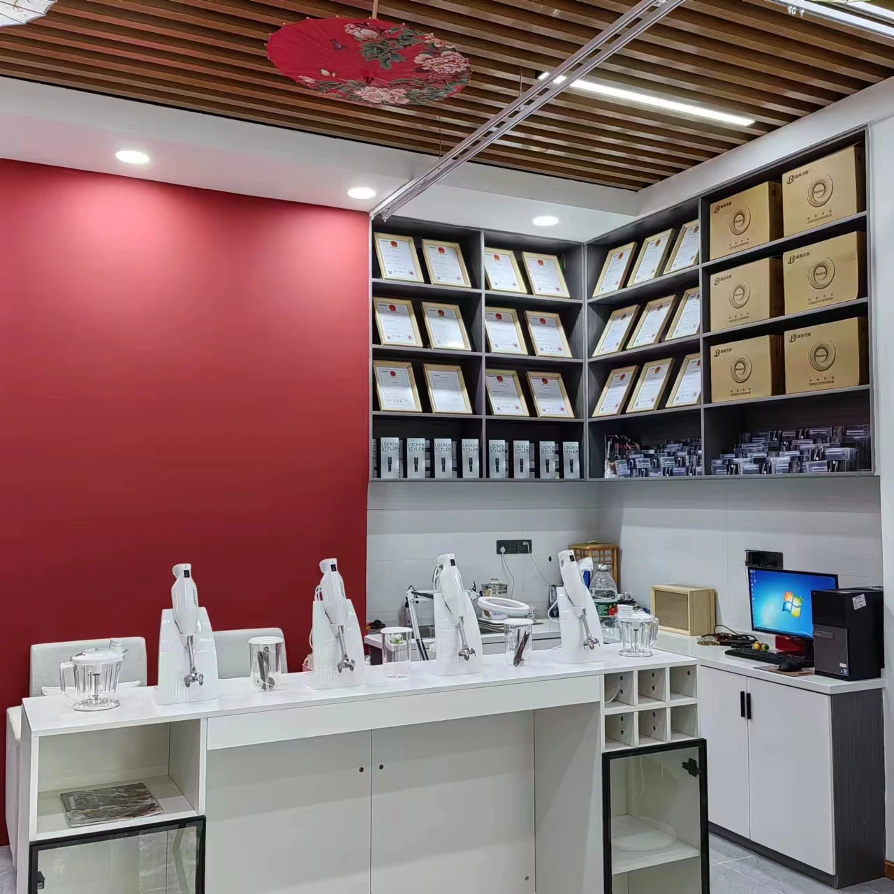 Wizhaus/horay MOTOR Hand Blender Plastic AC Motor English Mixing Bowl Free Spare Parts Food Processor Blender Mixer Hand Held