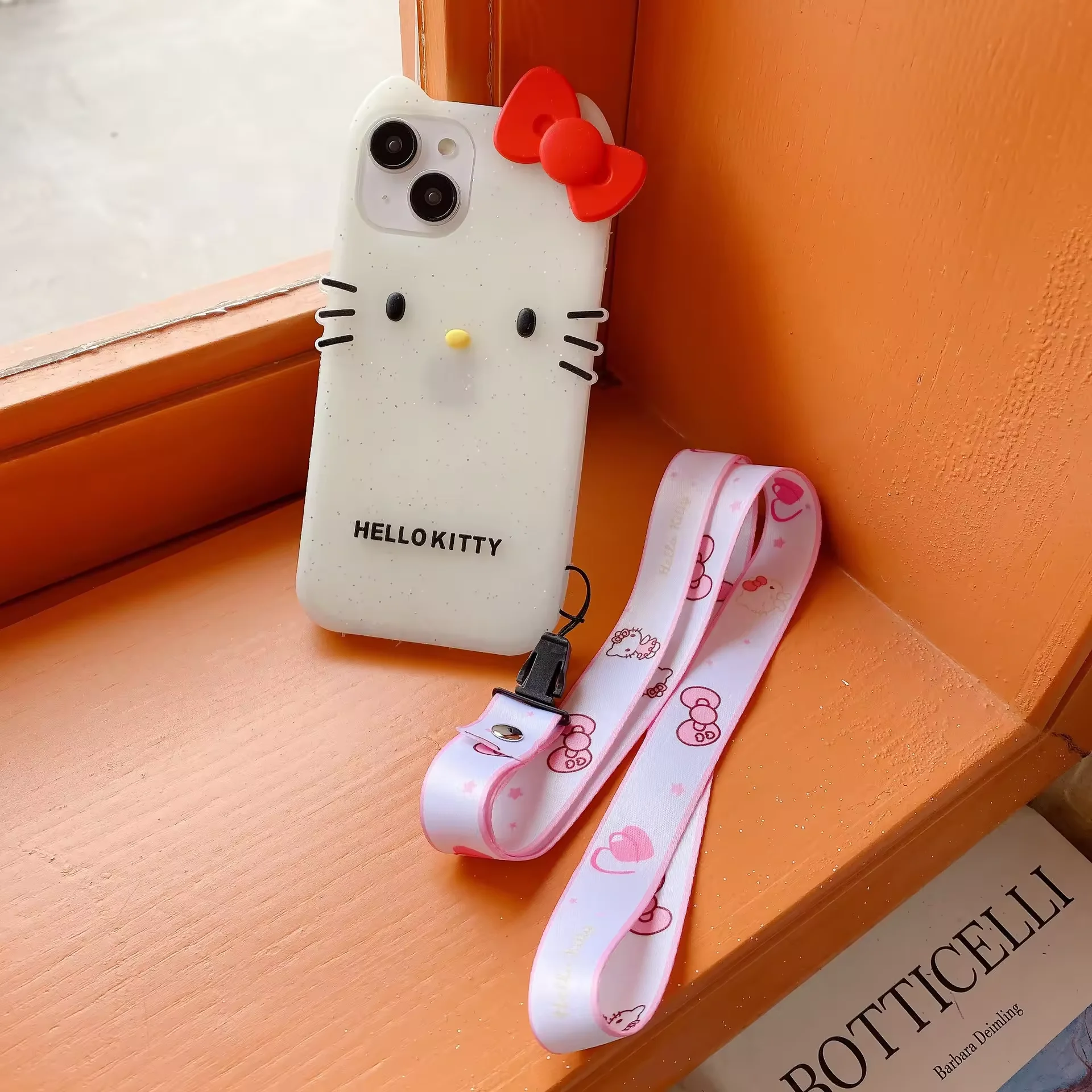 2025 New Sanlio Kt cat Cute Phone Case for iPhone 16 15 14 13 12 11 Pro Max XR XS Max 7 Plus Y2K Creative Silicone Soft Cover