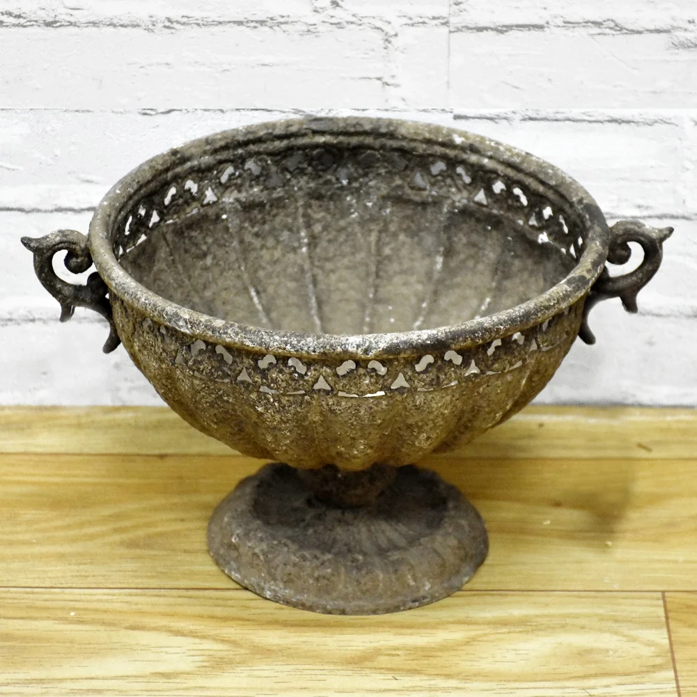 Chinese Manufacturer Home & Garden Floor Flower Urn for Outside, New Product Ideas 2019 Country Style Plant Pots Wholesale