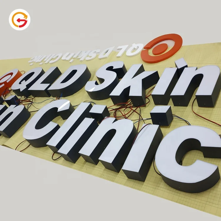 JAGUARSIGN Custom Made Advertising Shop Name Board Design Led Sign Light Building Sign Letters Electronic Signs Manufacturer