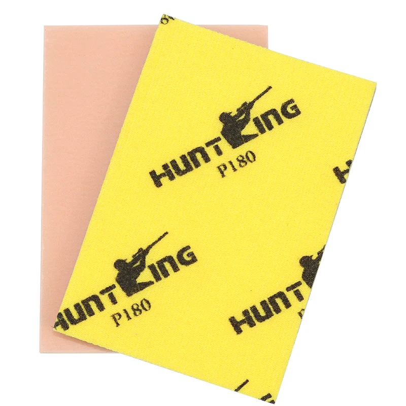 Абразивные инструменты двухсторонний блок наждачной бумаги из оксида алюминия