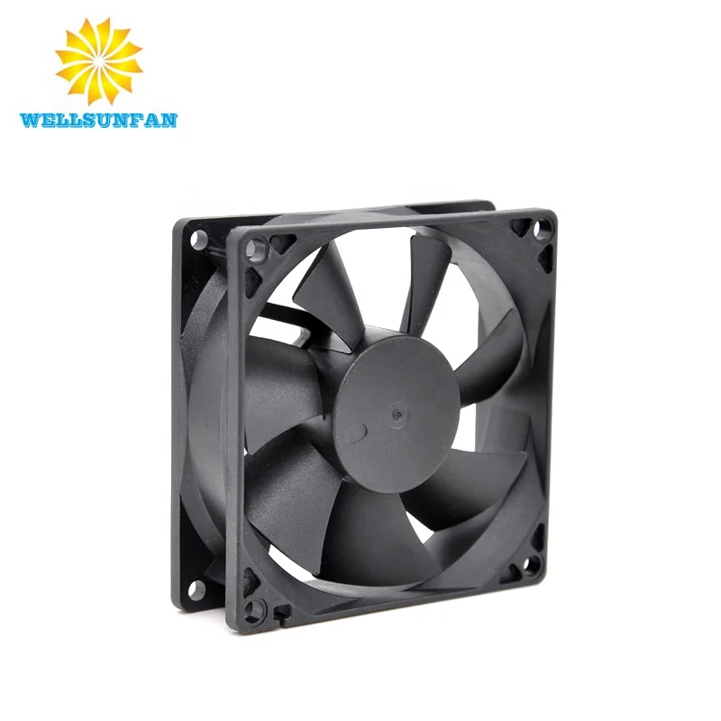 WellSunFan проверенный поставщик CE сертификация FD08025 кулер охлаждающий вентилятор для корпуса ПК блок питания серверный шкаф осевой вентилятор