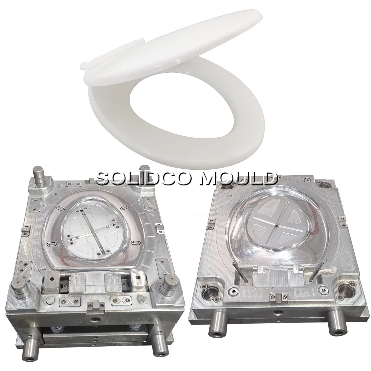 Plastic Injection Mould for PP Toilet Seat Cover