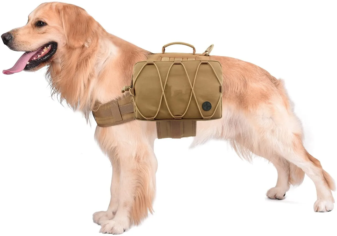 Saddle Bag Dog Backpack Useful Outdoor Hiking As Camping Gear
