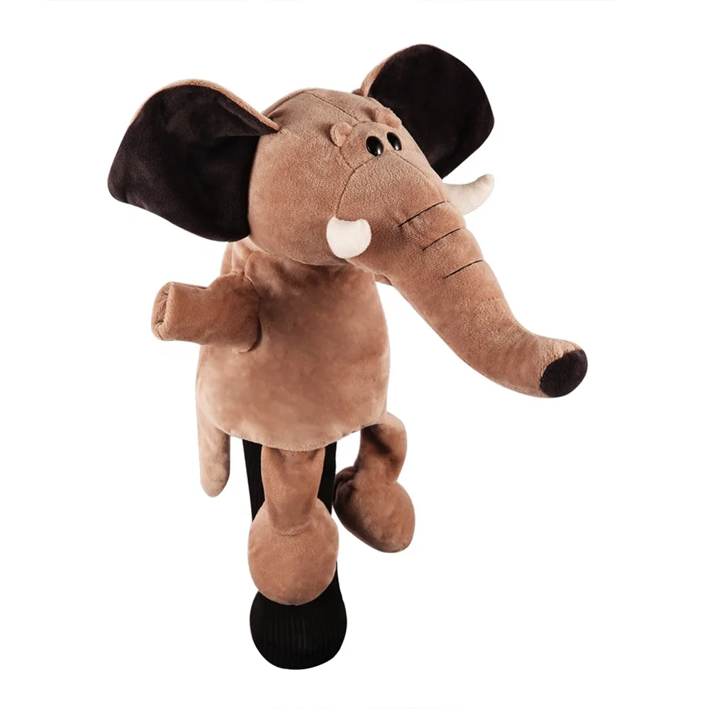 Cartoon Lion Animal Covers Custom Golf Headcover Plush Golf Driver Head Cover