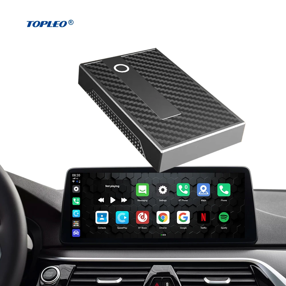 Topleo carplay box plug and play android 12 box carplay Dual WIFI android 1080p tv stick потоковое ТВ приставка