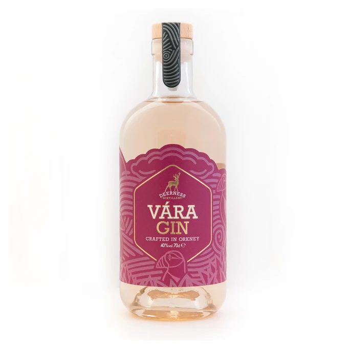 Multi Award Winning Pink Gin Premium Vara 70CL Bottle Bulk 700ml Scotland UK Gin Wholesale Rose Cardamom Citrus Rosemary Vanilla