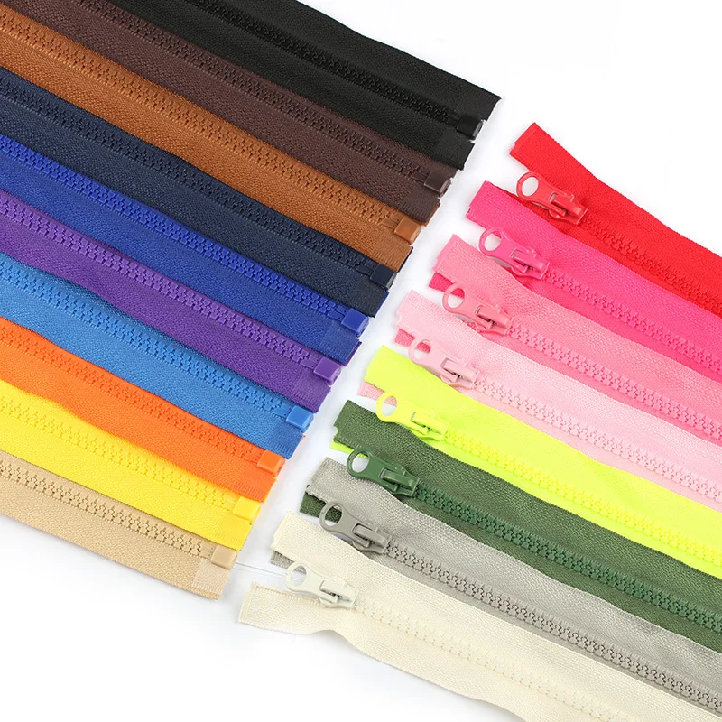 Заводская цена разноцветная застежка-молния из пластмассовой смолы для одежды 5 #