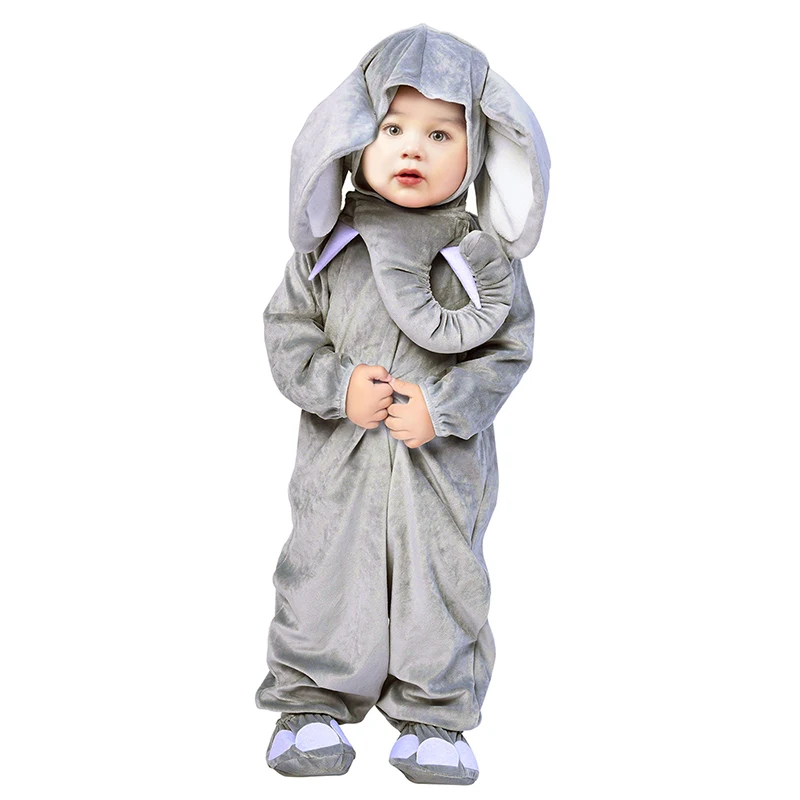 New Type Top Sale Custom High Quality Gray Polyester Elephant Costume