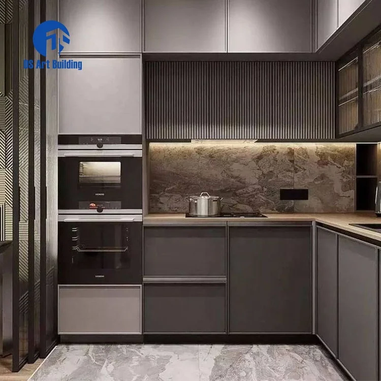DS Modern Modular Kitchen Cabinets European Style Lacquer Kitchen Designs Made In China Manufacturing