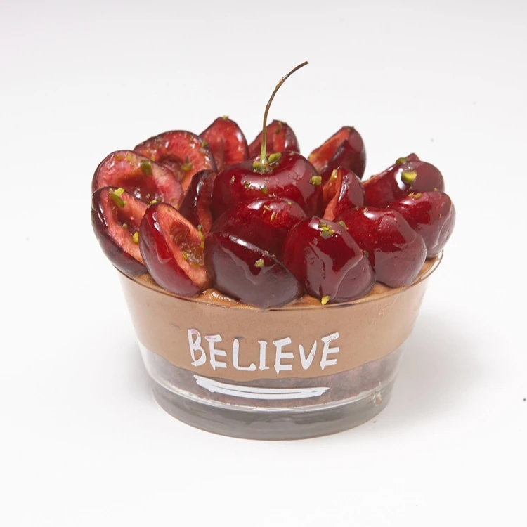 Hot Sale 130ml 4.39 oz custom logo pattern Round disposable Plastic Dessert Cups