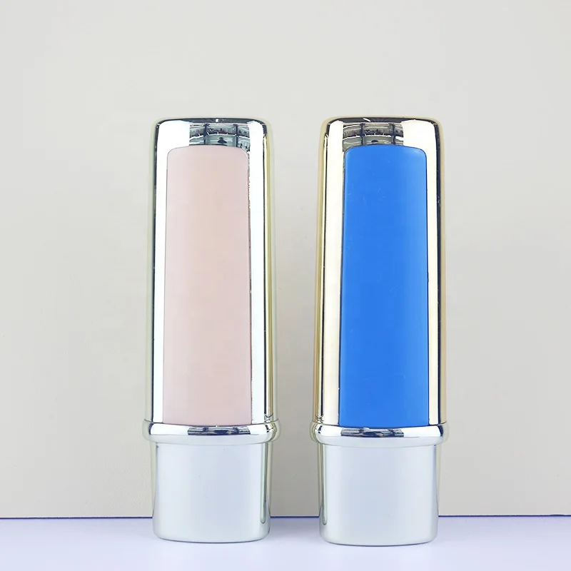 new empty 120ml 4OZ cream cosmetic packaging set lotion serum pump bottle Luxury flat square skincare packaging