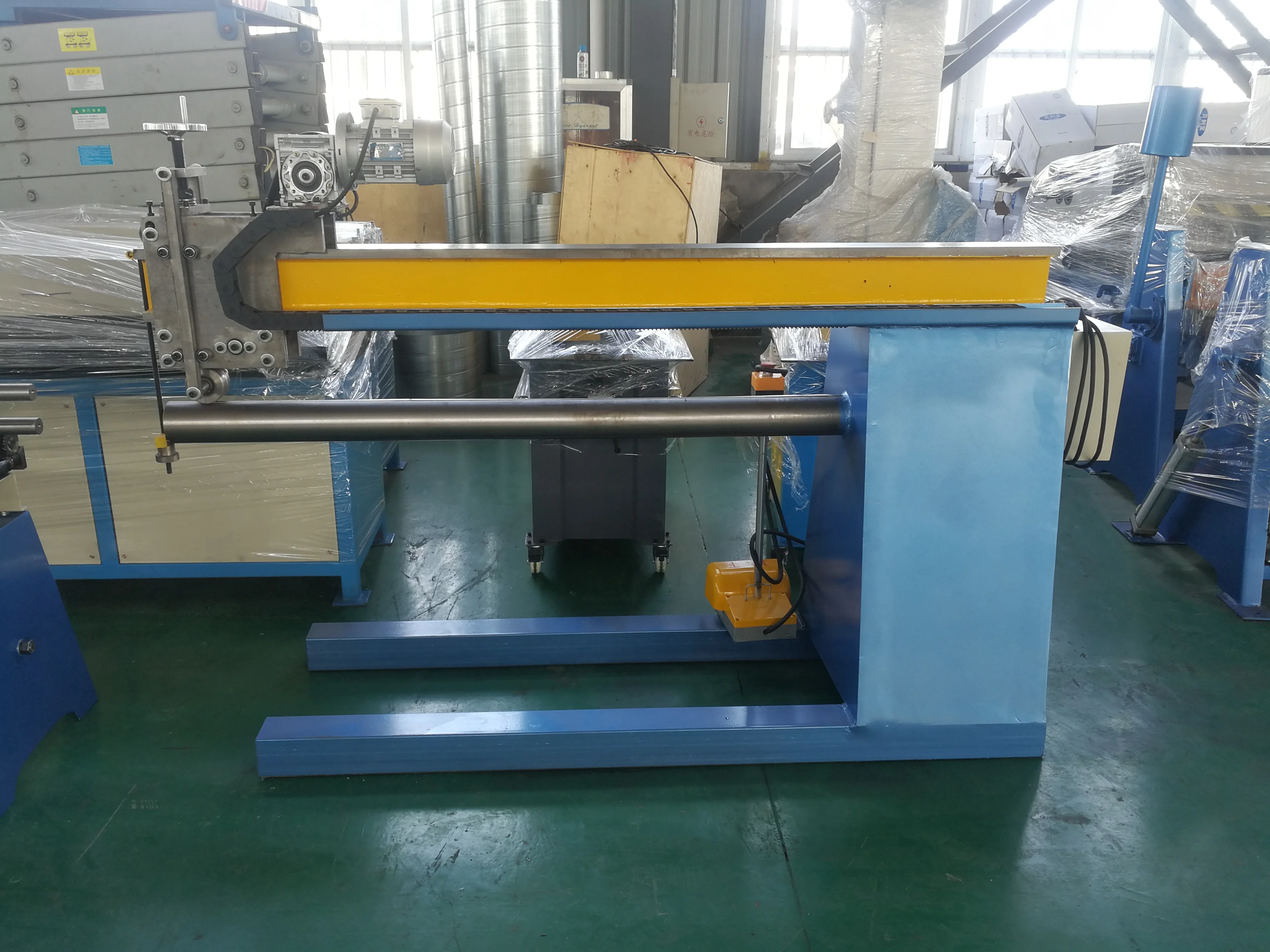 Duct lock seam closing machine Lock seamer Round duct machine for factory