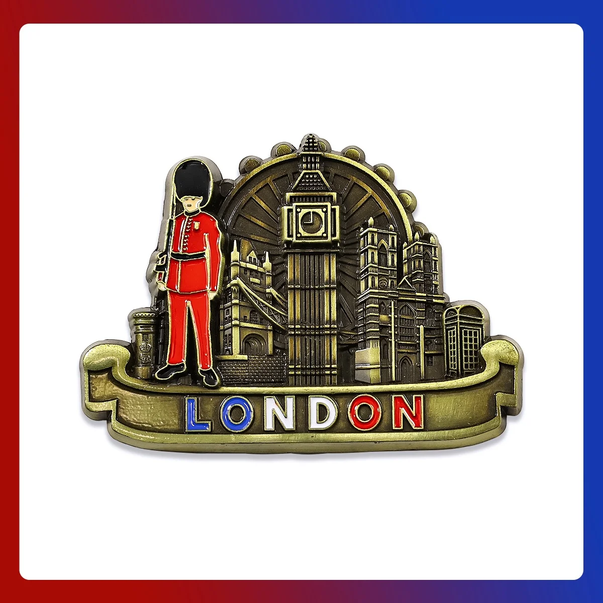 London Souvenir the United Kingdom country metal magnet fridge magnet personalized custom  metal magnet