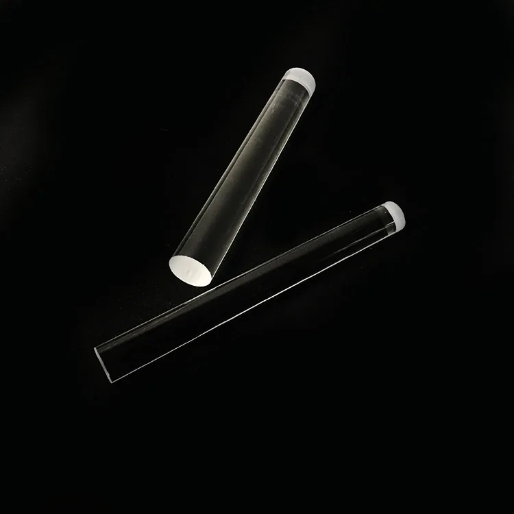 high quality clear quartz glass rods/quartz solid cylinder