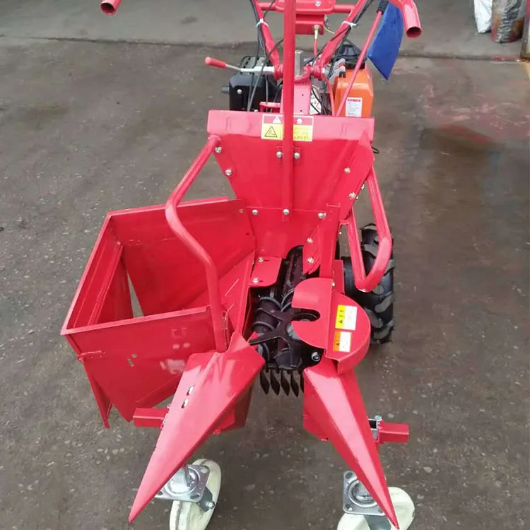 Walking type mini maize harvester one row corn harvester hot selling corn combine harvester to Pakistan