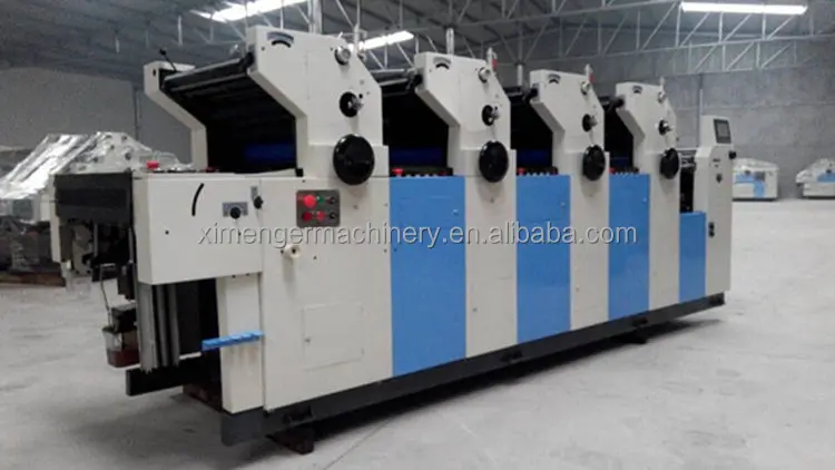Automatic 4 Colour  Pamphlet Offset Printer A2 Size 4 Colors Newspaper Paper Sheet Offset Printing Machine Price