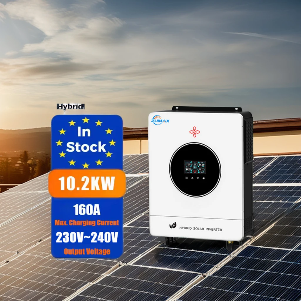 Cheap wholesale Zumax 10Kw 8Kw 2.5 kw solar inverter 7kw solar hybrid inverter dual mppt solar inverter with wifi